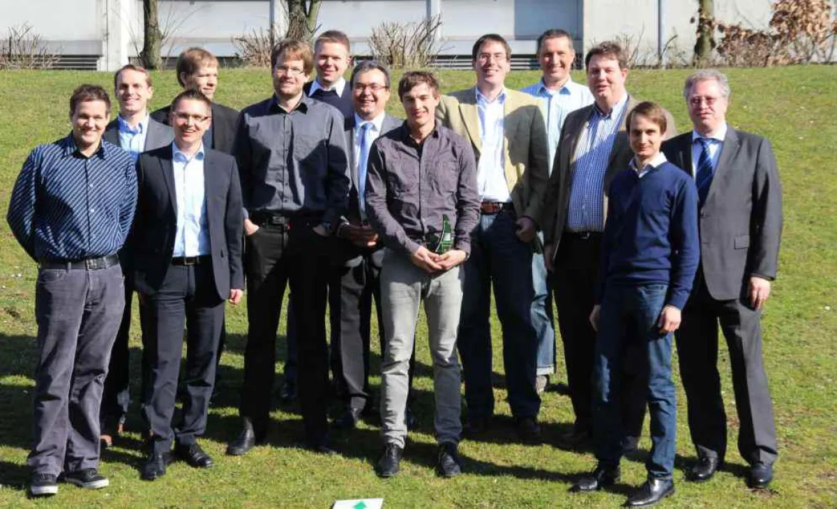 Verleihung des RiMEA Förderpreises an Wolfang Krötzinger (Mitte)