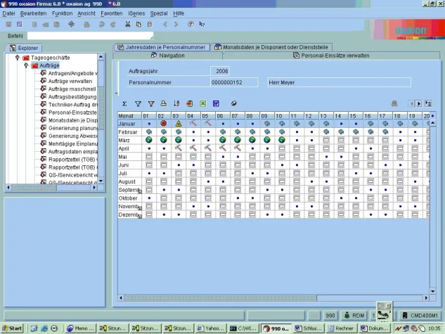 oxaion plant Servicetechniker-Einsatz Bild: oxaion plant Servicetechniker-Einsatz
