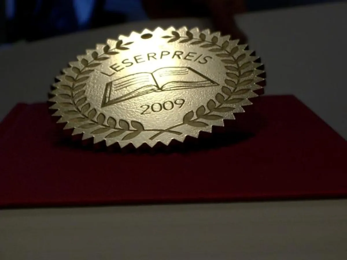 Die LovelyBooks-Goldmedaille zum Leserpreis 2009.