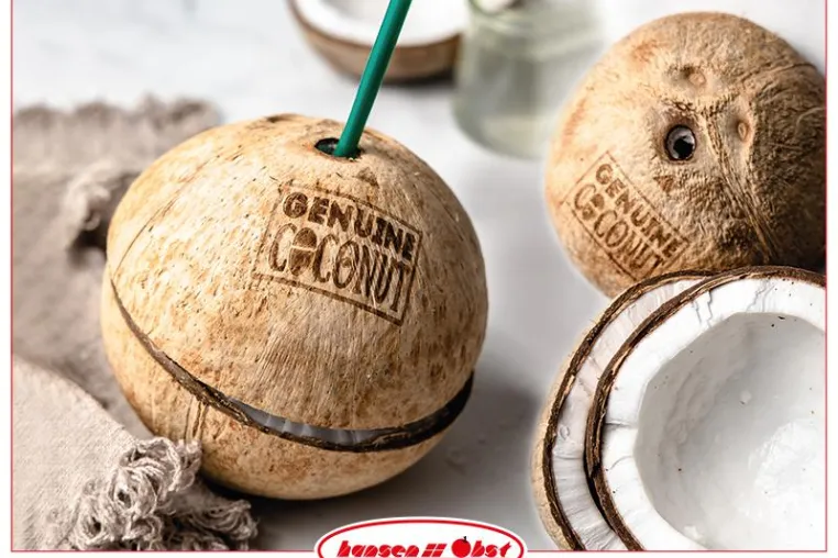Neu bei Hansen Obst: BIO Trink-Kokosnüsse aus Thailand Bild: Neu bei Hansen Obst: BIO Trink-Kokosnüsse aus Thailand