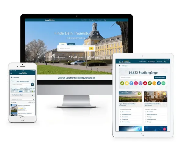 Hochschulbewertungsportal StudyCheck.de feiert Relaunch Bild: Hochschulbewertungsportal StudyCheck.de feiert Relaunch