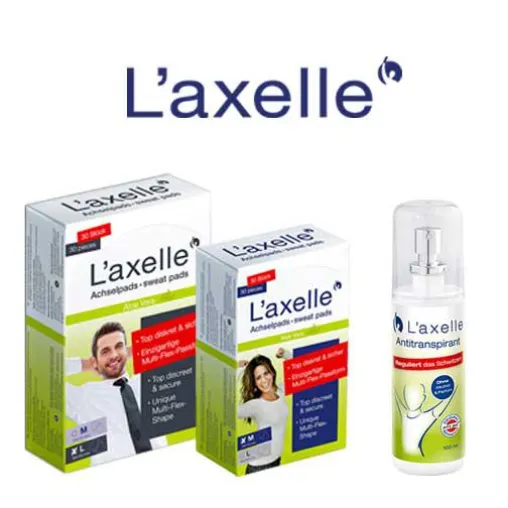 Schweißflecken - ein No-Go im Job! Mit L'axelle® Schweißflecken auf der Arbeitskleidung verhindern! Bild: Schweißflecken - ein No-Go im Job! Mit L'axelle® Schweißflecken auf der Arbeitskleidung verhindern!
