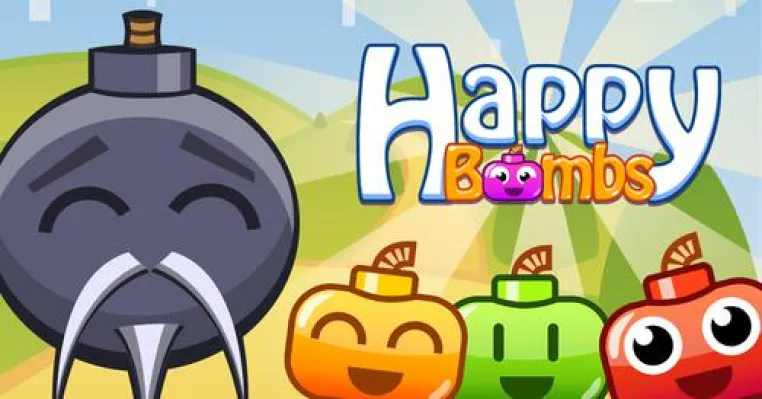 Happy Bombs entführt den Spieler in eine neue quietschbunte Puzzlewelt Bild: Happy Bombs entführt den Spieler in eine neue quietschbunte Puzzlewelt
