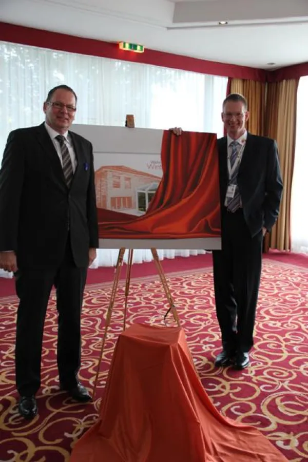 Vertriebsleiter Harald de Witt (links) und Geschäftsführer Rainer Trauernicht