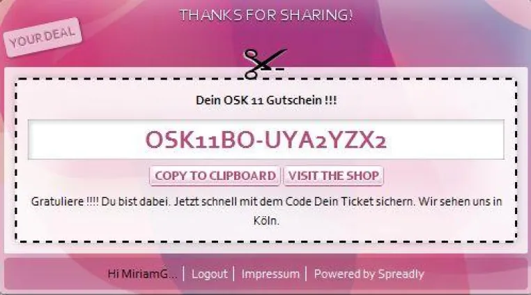 Besser als Banner: Werbung nach dem Like im neuen Adnetwork von Spreadly Bild: Besser als Banner: Werbung nach dem Like im neuen Adnetwork von Spreadly
