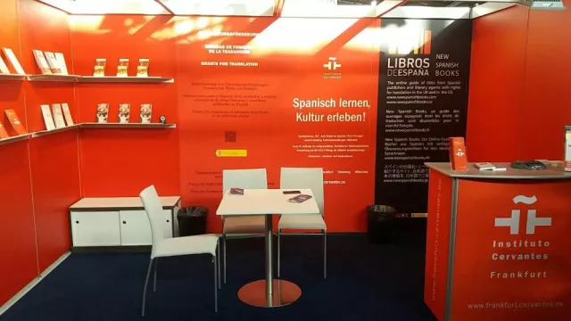 Bild: Das Instituto Cervantes präsentiert sich auf der Frankfurter Buchmesse
