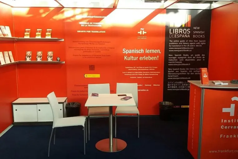 Bild: Das Instituto Cervantes präsentiert sich auf der Frankfurter Buchmesse