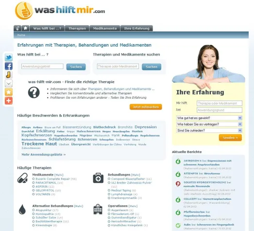 Neues Gesundheitsportal was-hilft-mir.com geht online Bild: Neues Gesundheitsportal was-hilft-mir.com geht online