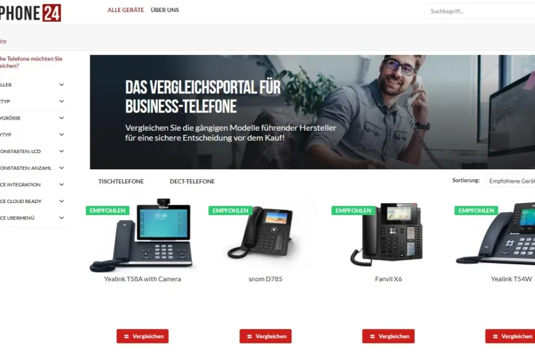 STARFACE launcht Vergleichsportal TOPPHONE24.com Bild: STARFACE launcht Vergleichsportal TOPPHONE24.com