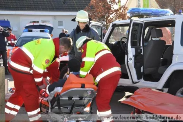 Bild: Bewährungsprobe auf der A19 bestanden: e*BOS-Alarmierung