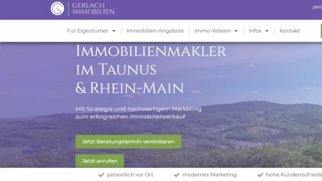Bild: Ihr verlässlicher Immobilienmakler in Taunus & Rhein-Main: Gerlach Immobilien