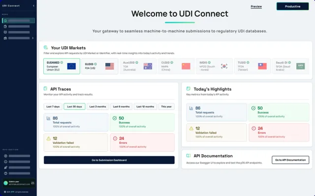 Bild: p36 stellt UDI Connect vor: Automatisierte UDI-Compliance für MedTech-Teams ohne manuelle Submissions