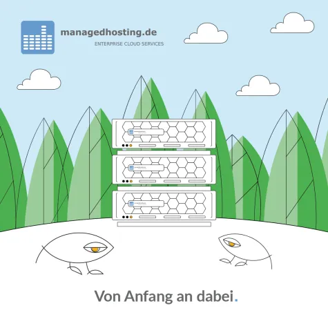 Bild: 15 Jahre managedhosting.de - Von Anfang an dabei.