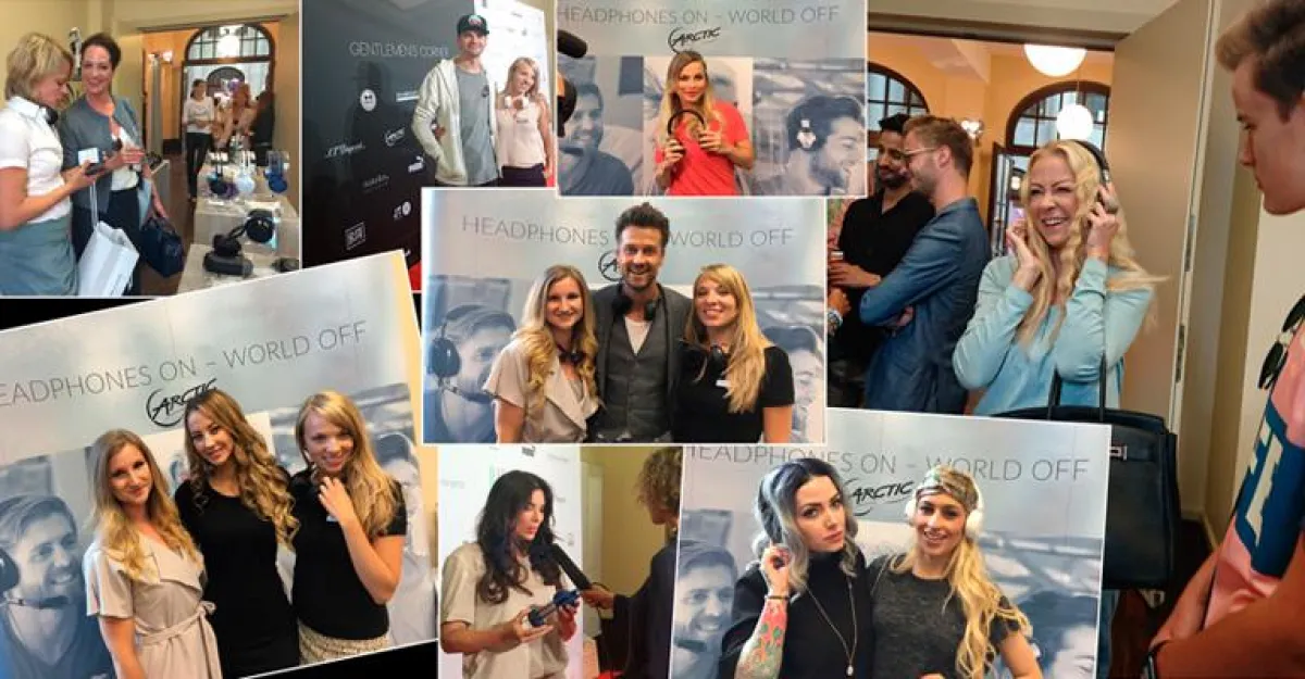 Besonders beliebt bei den Promis: Studiokopfhörer P614 BT und Sportkopfhörer P324 BT (c) ARCTIC