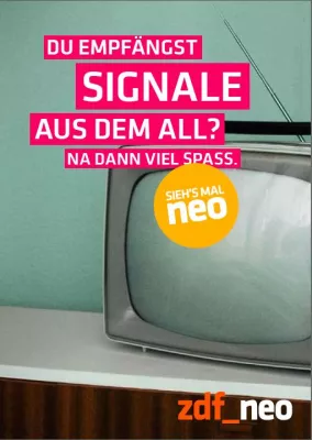 ZDF setzt auf Ambient Medien zur Ansprache einer jungen Zielgruppe Bild: ZDF setzt auf Ambient Medien zur Ansprache einer jungen Zielgruppe