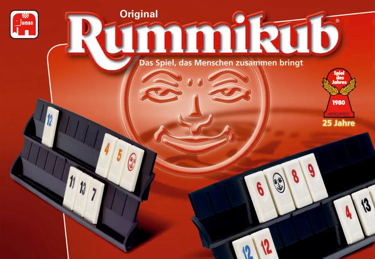 Seit über 25 Jahren ein Spieleklassiker für Jung und Alt: Original Rummikub von JUMBO Spiele