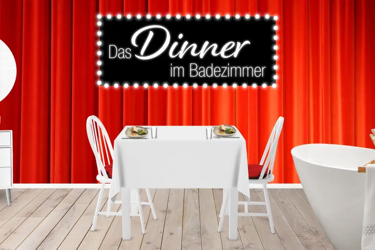 „Das Dinner im Badezimmer“ am 2. März 2023 in der Lumina Badausstellung Wuppertal Bild: „Das Dinner im Badezimmer“ am 2. März 2023 in der Lumina Badausstellung Wuppertal