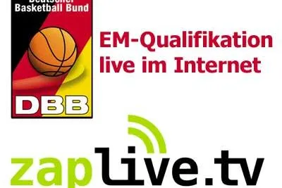 Bild: Basketball-Nationalmannschaft mit EM-Qualifikationsspielen erstmalig live im WebTV auf zaplive.tv