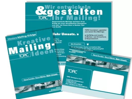4000 Unternehmen erhalten "Kreative Mailing-Ideen" von der TOPIC. Werbeagentur GmbH Bild: 4000 Unternehmen erhalten "Kreative Mailing-Ideen" von der TOPIC. Werbeagentur GmbH