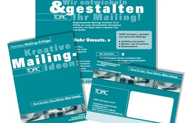 4000 Unternehmen erhalten "Kreative Mailing-Ideen" von der TOPIC. Werbeagentur GmbH Bild: 4000 Unternehmen erhalten "Kreative Mailing-Ideen" von der TOPIC. Werbeagentur GmbH