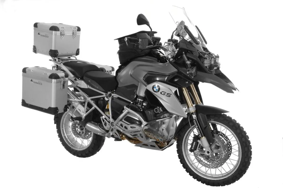 Reisefertig: die neue BMW R 1200 GS im Touratech-Trimm.