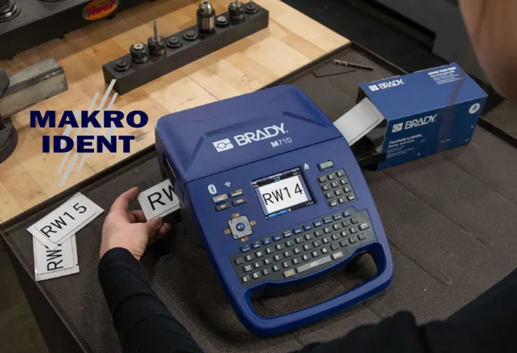 Bild: Brady M710 Etikettendrucker ersetzt das Druckermodell BMP71
