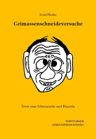 Bild: Es „hadert“ im Büchermeer – „Grimassenschneideversuche“, das neue Werk von Josef Hader