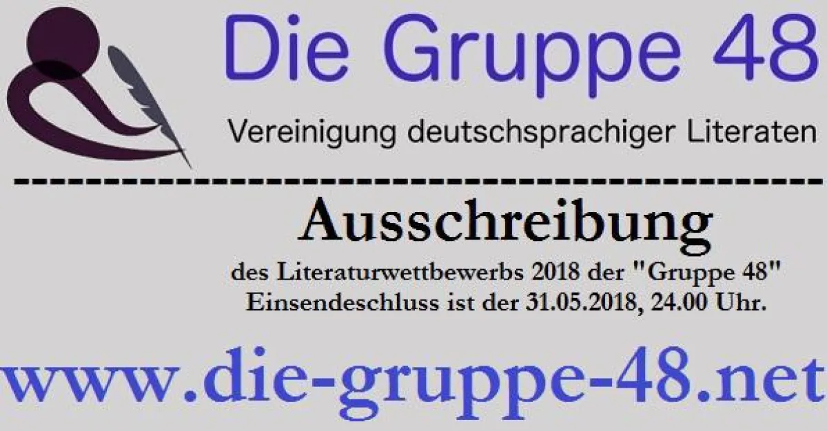 Gruppe 48 – Literaturwettbewerb 2018