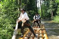 Bild: Flößer-Tradition im Nordschwarzwald live erleben