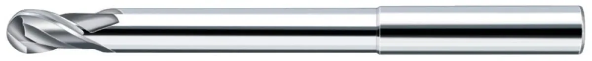 Die Langen für tiefe Konturen: Mit 90mm-Halslänge liefert WALTER besonders weit auskragende HSC-Fräser für die Bearbeitung von Graphit-Elektroden.