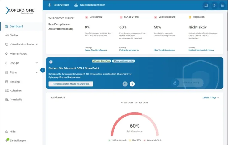 Neue Version von Xopero ONE & GitProtect Bild: Neue Version von Xopero ONE & GitProtect