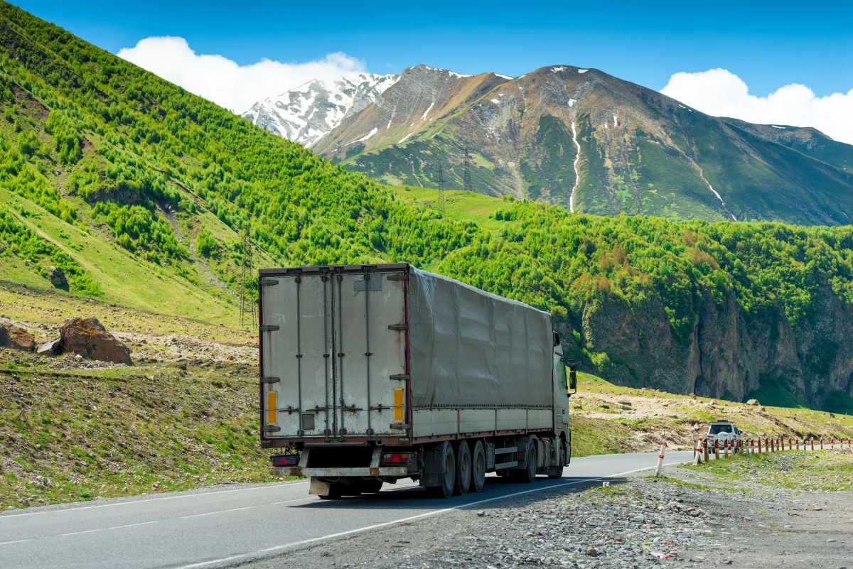 Transporte nach Georgien im Jahr 2023