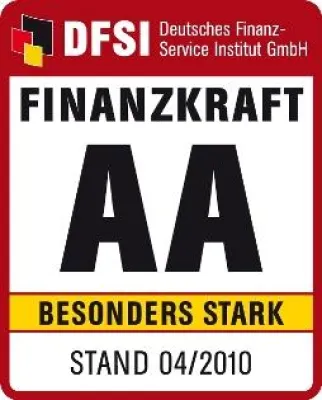 PrismaLife AG – „AA“ Finanzstärke-Rating vom Deutschen Finanz-Service- Institut bestätigt Bild: PrismaLife AG – „AA“ Finanzstärke-Rating vom Deutschen Finanz-Service- Institut bestätigt