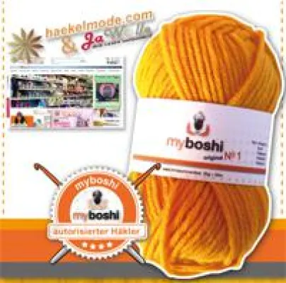 Bild: Myboshi Wolle - Das Original, jetzt in 32 Trend und Standardfarben bei JaWolle & haekelmode.com erhältlich.