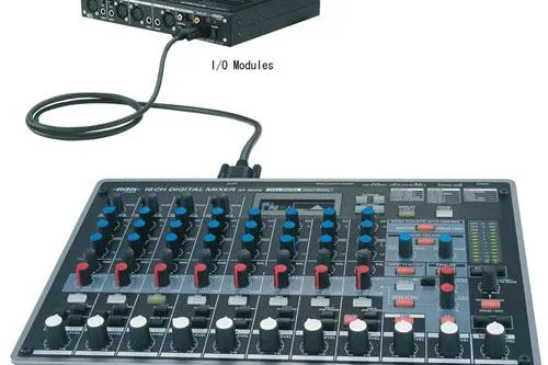 Der digitale Mixer M-16DX von EDIROL wird zum vollwertigen DAW-Controller Bild: Der digitale Mixer M-16DX von EDIROL wird zum vollwertigen DAW-Controller