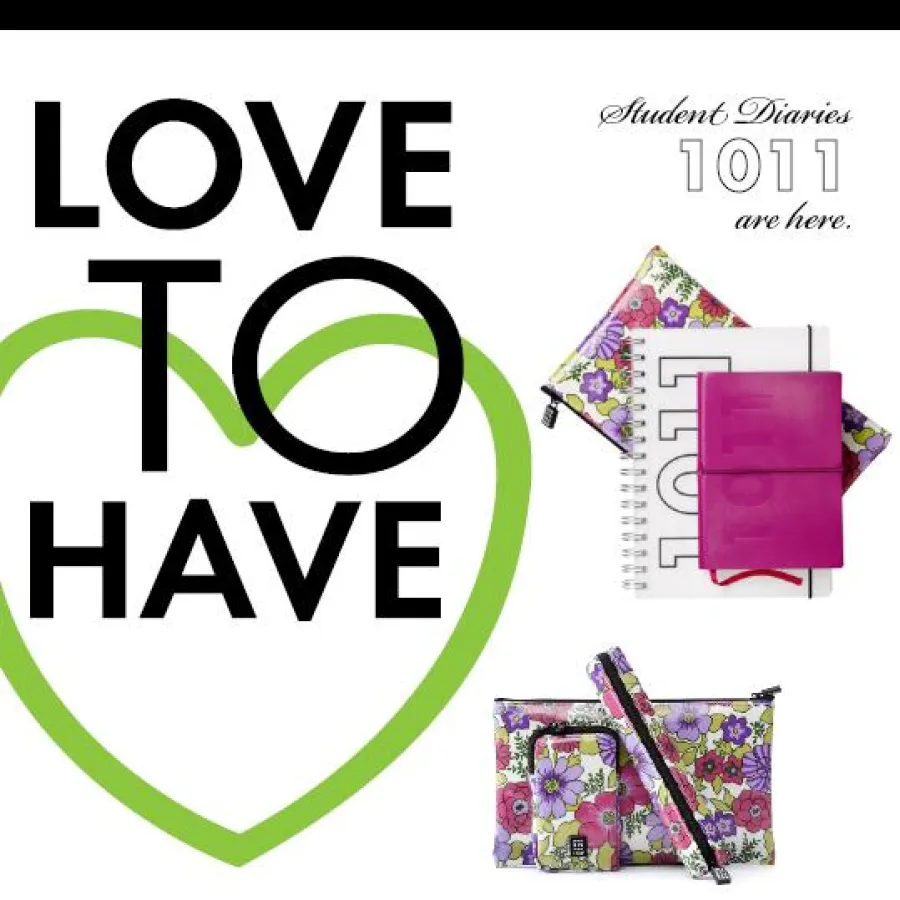 Studentenkalender mit passenden Accessoires