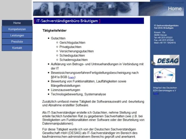 Bild: Noch vielfach unbekannt - EDV-Sachverständige