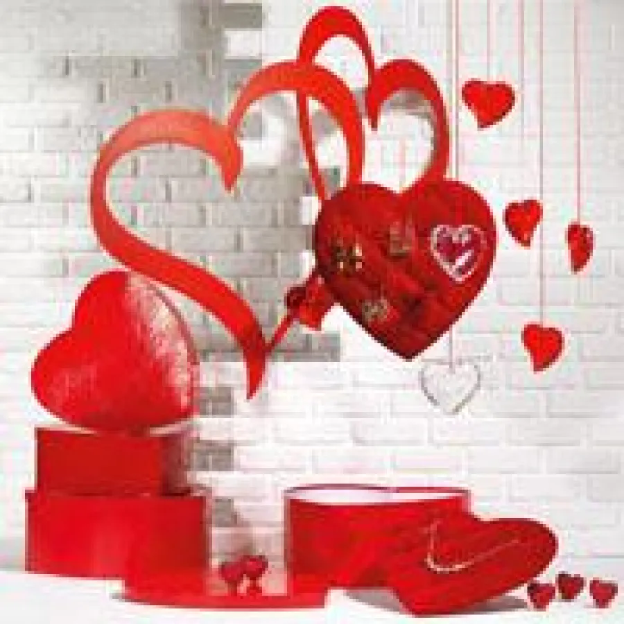 Romantische Valentinsdeko