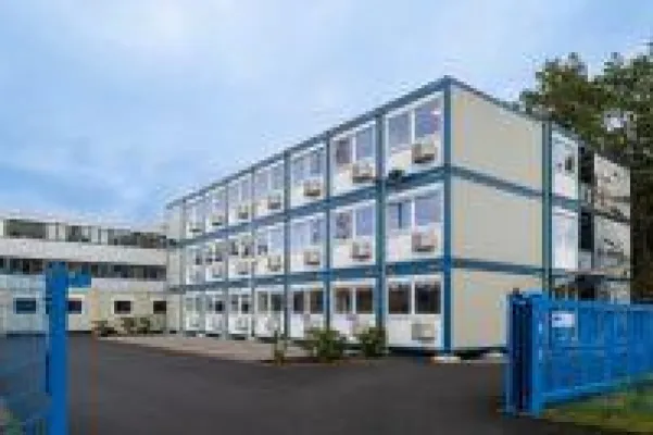 Bild: Bauspezialist setzt auf Bürocontainer: Firma Mainka Bau nutzt ELA Container als Übergangsbüros