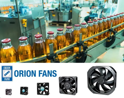 Bild: IP68 & IP69K-zertifizierte Ventilatoren für Lebensmittel- und Getränkeausrüstung