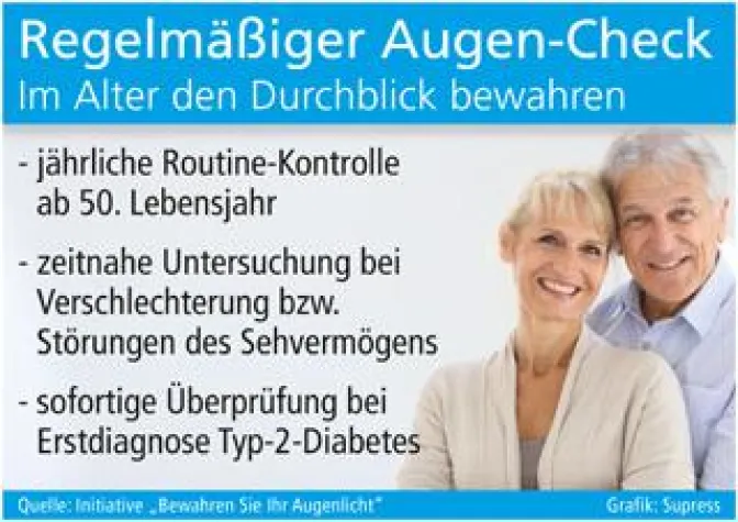Bild: Regelmäßiger Augen-Check