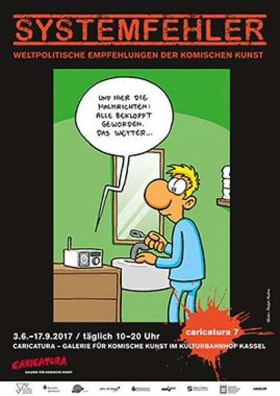 Plakatmotiv caricatura 7 - Systemfehler