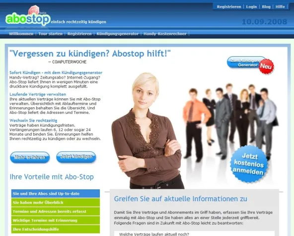 Bild: ABO-STOP - Verträge und Abonnements einfach und rechtzeitig kündigen