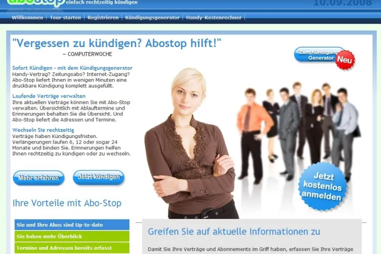 Bild: ABO-STOP - Verträge und Abonnements einfach und rechtzeitig kündigen