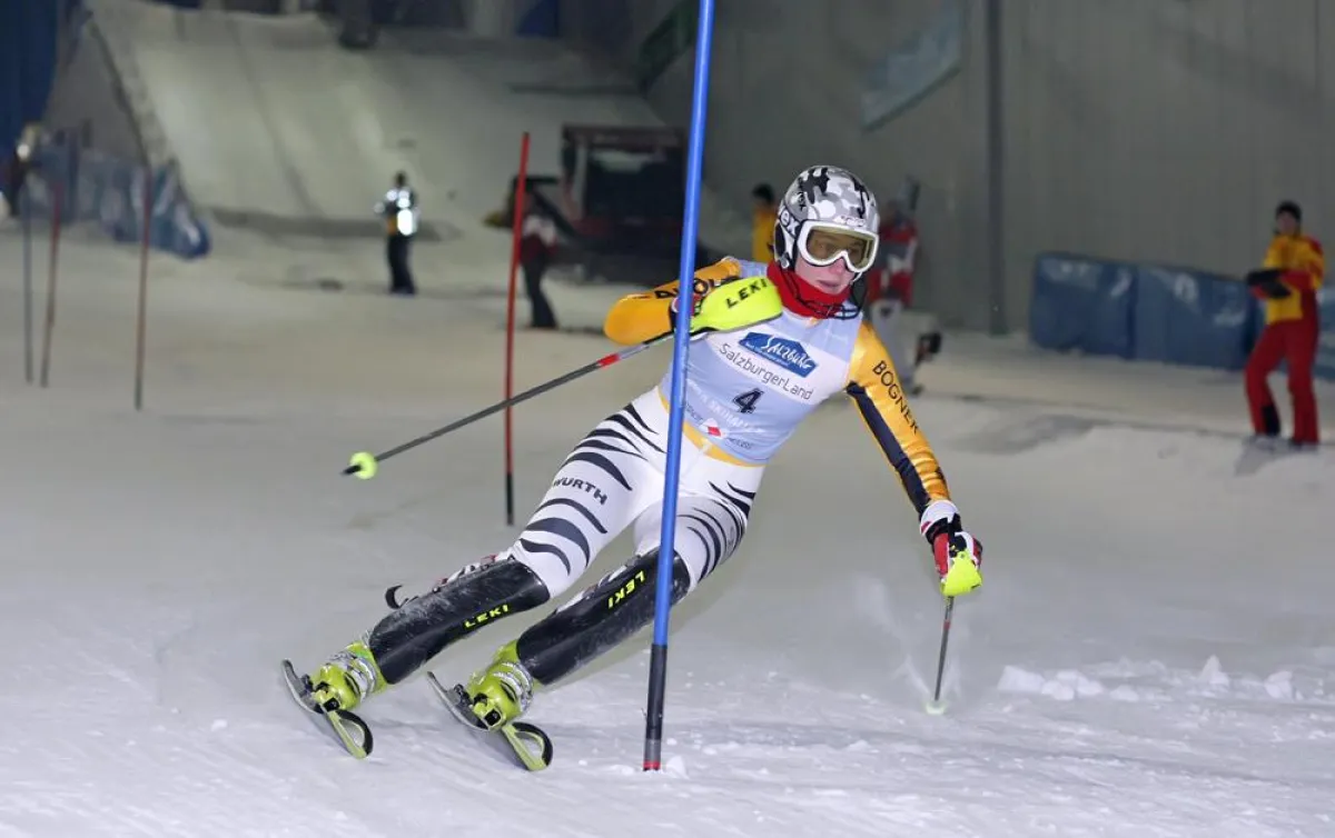 Katharina Dürr, Siegerin des FIS Europacup Slaloms 2008 in Neuss