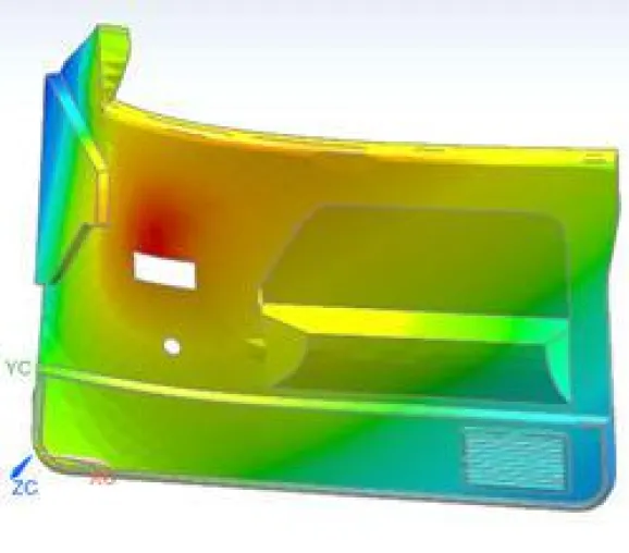 Software zur Verzugsoptimierung von faserverstärkten Kunststoffbauteilen entwickelt Bild: Software zur Verzugsoptimierung von faserverstärkten Kunststoffbauteilen entwickelt