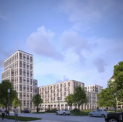 Bild: Quartiersentwicklung Am Oberwiesenfeld - Städtebauliche Entwürfe überzeugen das Preisgericht