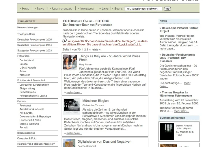 Neuer Internet-Shop für Fotobücher geht online Bild: Neuer Internet-Shop für Fotobücher geht online