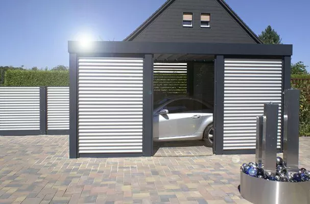 Bild: Der Designo-Carport als Lifestyle-Carport