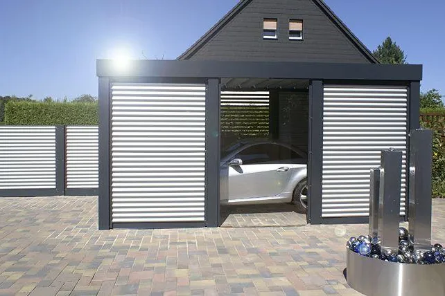 Der Designo-Carport als Lifestyle-Carport Bild: Der Designo-Carport als Lifestyle-Carport